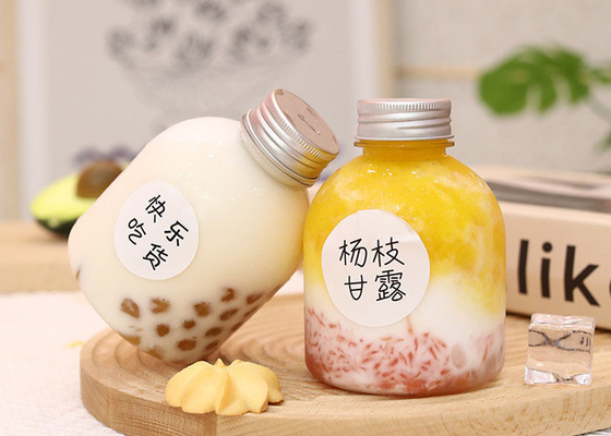 ジュースボトル PET飲料 透明なプラスチック空包み 蓋付きミルクティー酵素ボトル