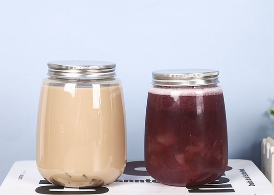 カバーが付いている350ml 500ml 650mlのミルクの茶びん