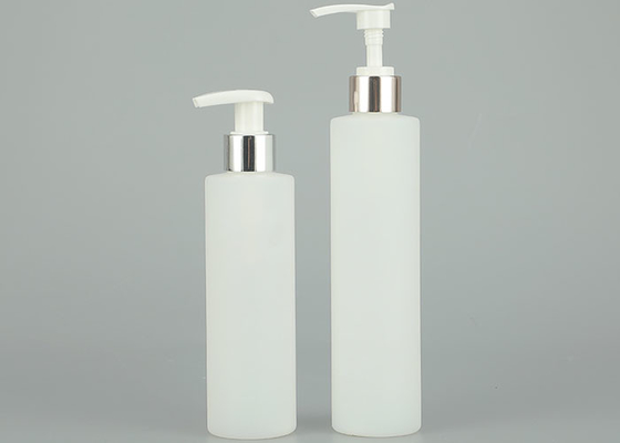 150ml 200mlの空の詰め替え式のプラスチック シャンプーのびん   金および銀製の出版物の帽子が付いているローションのびん