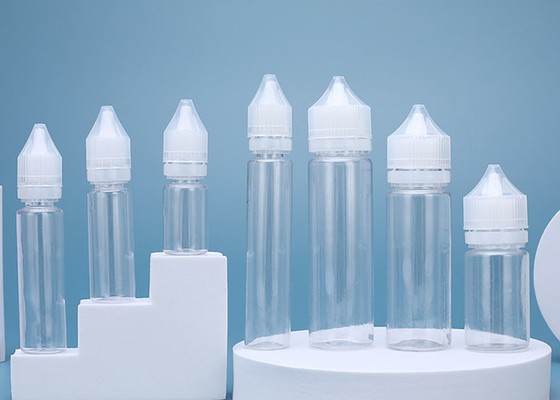 目薬10mlの帽子が付いている空のSqueezable液体の点滴器のびん