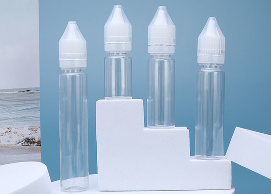 Childproofふたが付いている10ml 30ml VapeプラスチックEの液体のびん