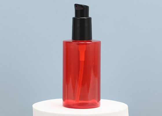 60ml 150ml分配のローションのシャンプーのための赤い空のプラスチック ポンプびん