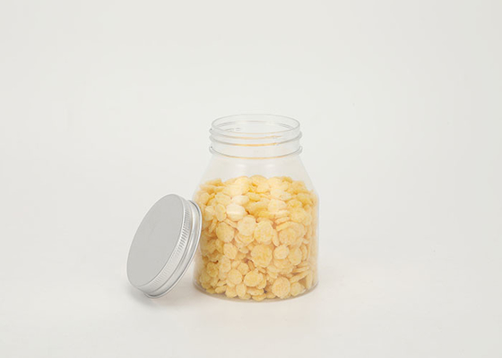 350ML食品等級アルミニウムふたが付いている明確なプラスチック ペット瓶の容器