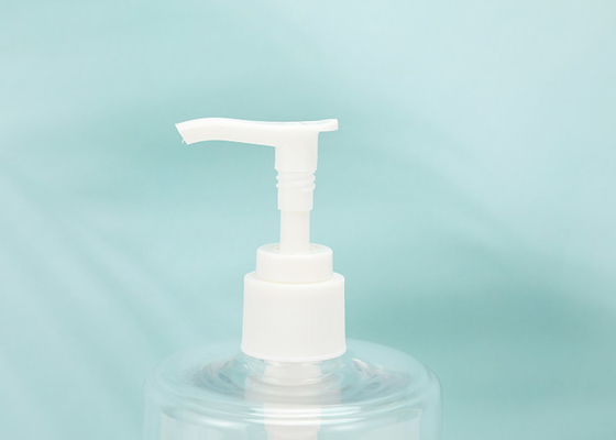 化粧品ペット空500mlポンプは16ozプラスチック光沢のある円柱をびん詰めにする
