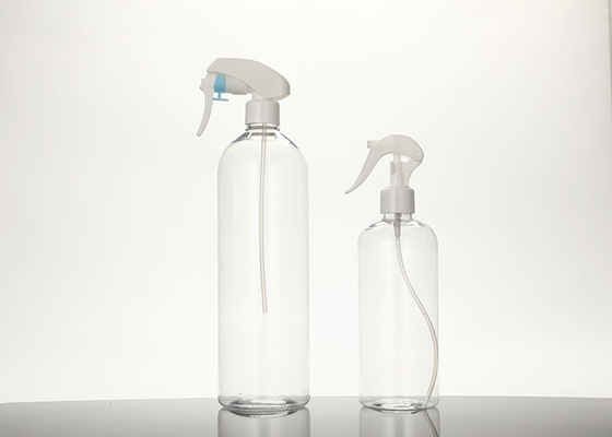 ペット圧搾の白く明確なプラスチック制動機のスプレーのびん500ml 1000ml