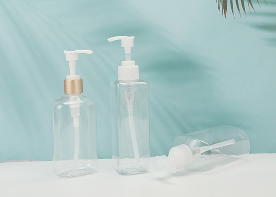 300ml詰め替え式の正方形のプラスチック ポンプはロック式の漏出証拠とびん詰めにする