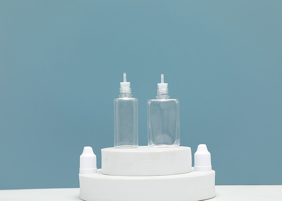 タンパーの証拠Eのオイルのための液体のプラスチック点滴器のびん30ml