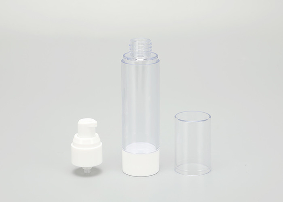15ml 30ml 50ml白いプラスチック ポンプびんの詰め替え式のforlotion
