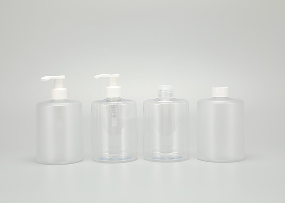 シャワーのゲル手のSanitizerのための16oz透明で平らな肩のプラスチックびん
