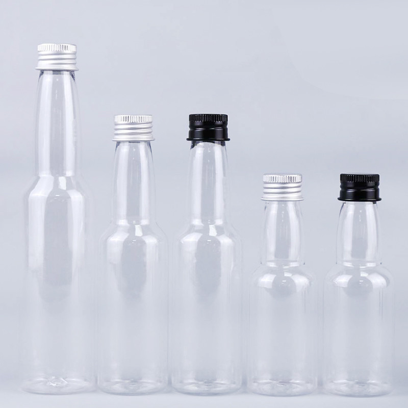 ミニ酒瓶 50ml ミニ空き プラスチックワインボトル プラスチック酒瓶