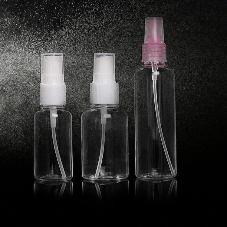 透明な色とクラシックなデザインで 日常使用のための滑らかなPETプラスチックスプレーボトル