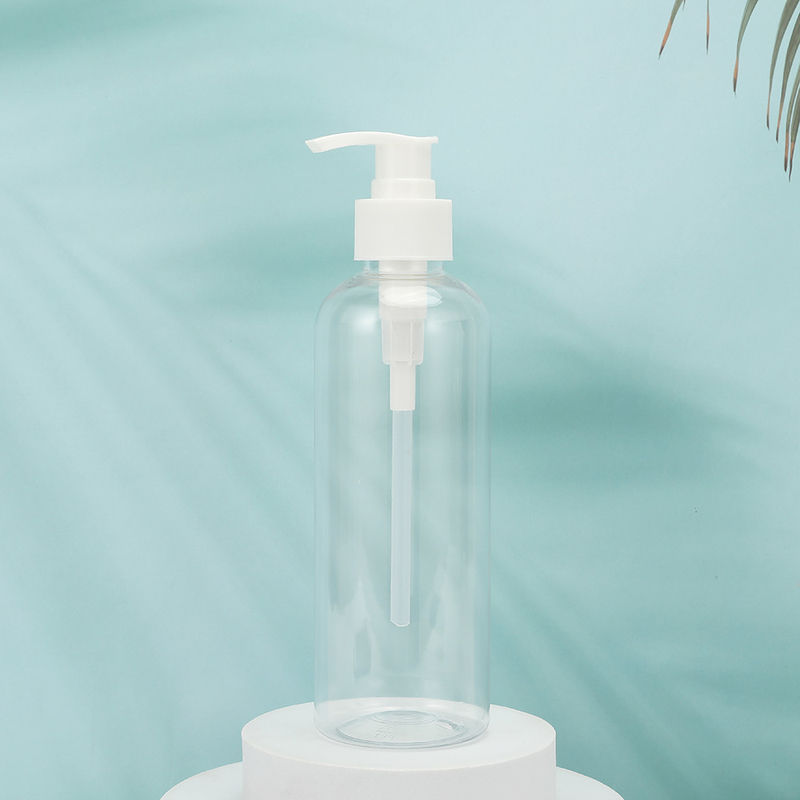 丸型 PMMA プラスチックローション ボトル 形をカスタマイズできる PET コラー UV 電波蓋 250ml-500ml