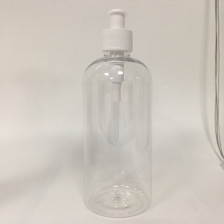 24mm 再利用可能なピンク丸いPETボトル ポンプとシルクスクリーンプリントで
