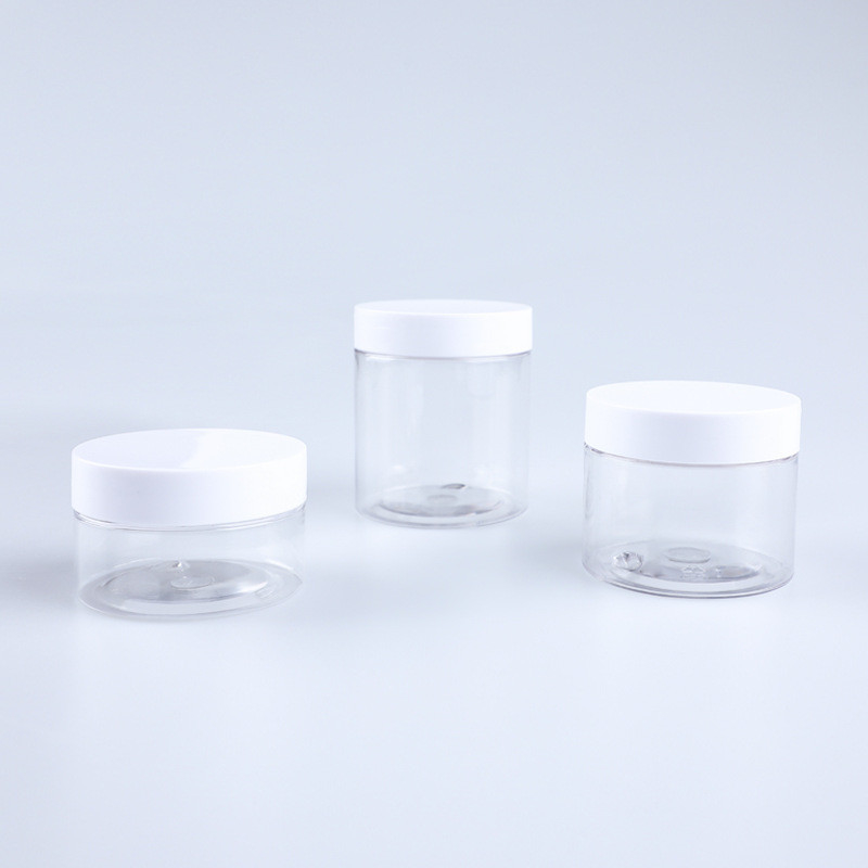 8オンス100ML200ML250ML500ML オーダーメイド 空っぽ 広口 贅沢 プラスチック PE 化粧品 ボディ バター