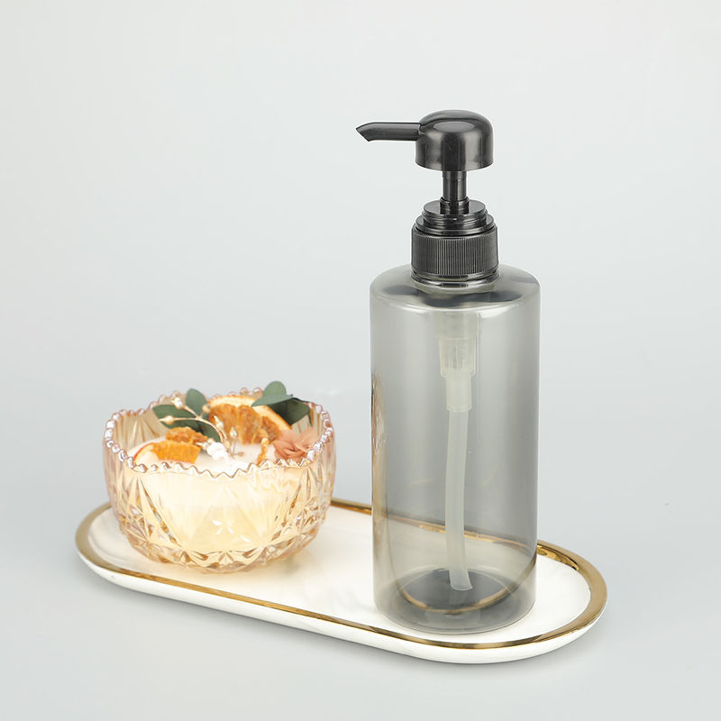 スムーズな液体の供給と包装作業を確実にする、ディスペンシング機能を備えたポンプキャップカウントダウンディスペンサーPETボトル