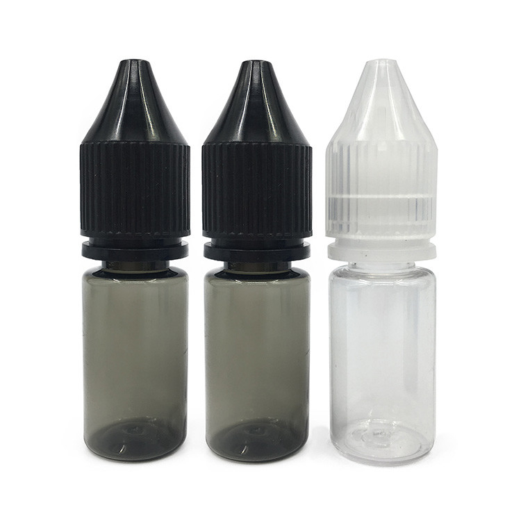 18mm ネックサイズの丸 E液体ボトル 透明な素材と子供用キャップ