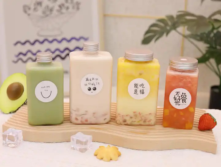 高容量ミルクティーボトル モダンデザイン 漏れ防止 120ml 250ml 350ml 500ml 1000ml