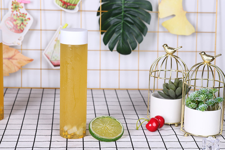 カスタムラベル プラスチック クリア飲料カップ PETカップ 飲料ボトル 冷たい飲み物ボトル 迅速な配達
