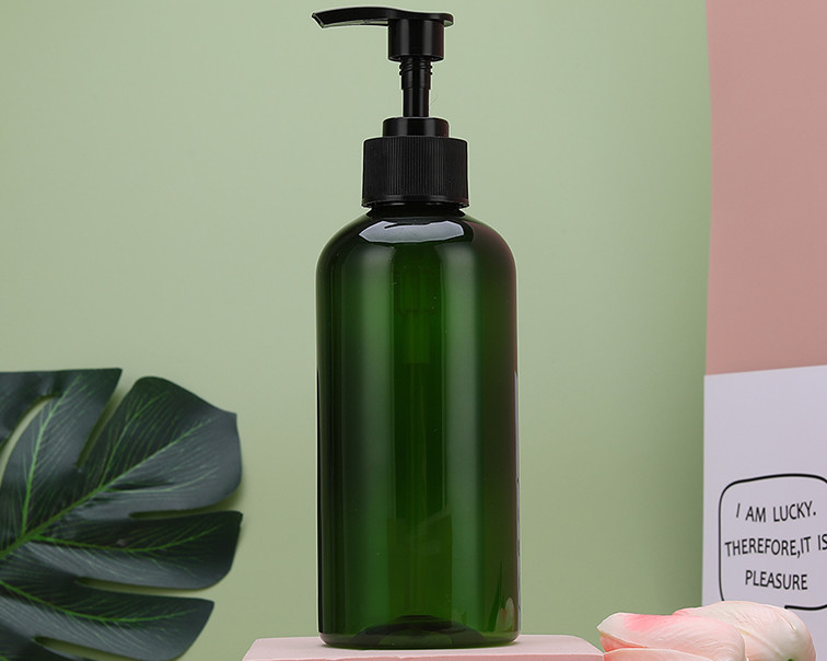 ホットセール クリア 空き PET 500ml シャワーゲル プラスチックボトル ヘアケア ホワイト フラット・スクエア シャンプー ローション ポンプ プラスチックボトル
