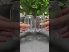 パーソナライズ可能なロゴ 飲料ジュース用のアルミ蓋付き透明なPETプラスチック飲料缶