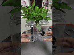 食品用プラスチック PETジュース ミルク飲料 蓋付き空瓶