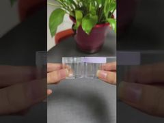 透明なプラスチック容器 眼クリームやリップバーム 化粧品用のキャップ