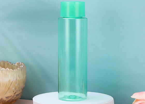 ねじ帽子ISO9001が付いている緑の透明なPPのふた100mlのプラスチックびん