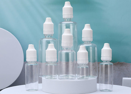 30ml 40ml 50ml EのChildproof帽子が付いている液体のプラスチック空の目薬のびん